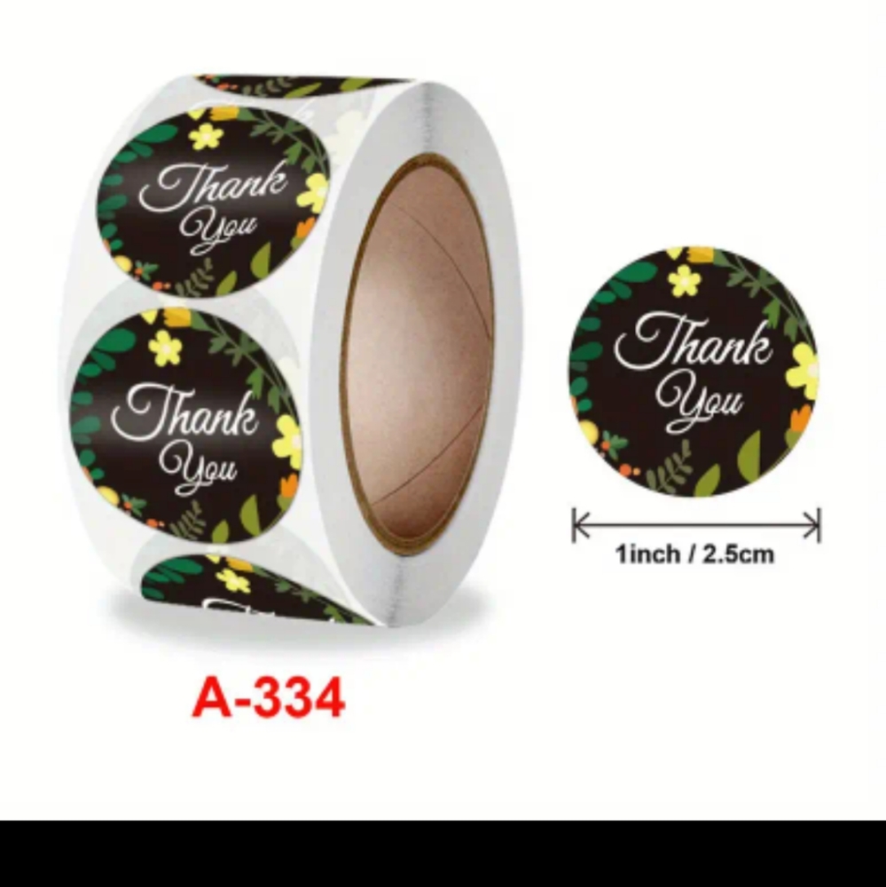 #14 500 Thank you stickers - Picture 3 of 3